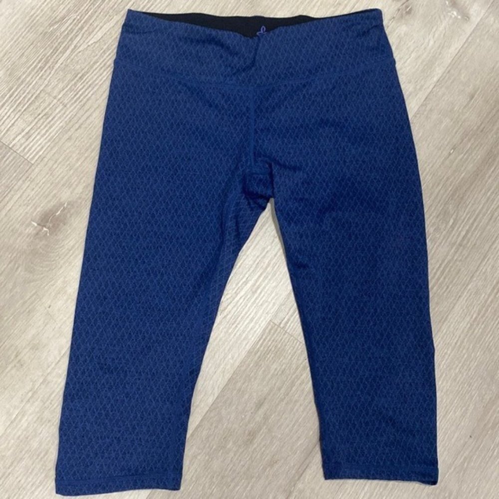 Women’s Navy Blue Cropped Ponte Pants